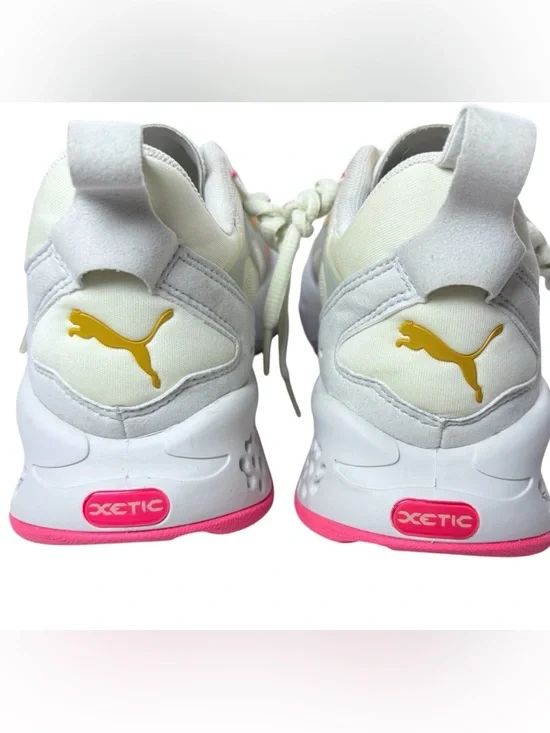 Puma Xetic Women’s Cream and Pink Active Sneakers Sz 6 US - Picture 4 of 15